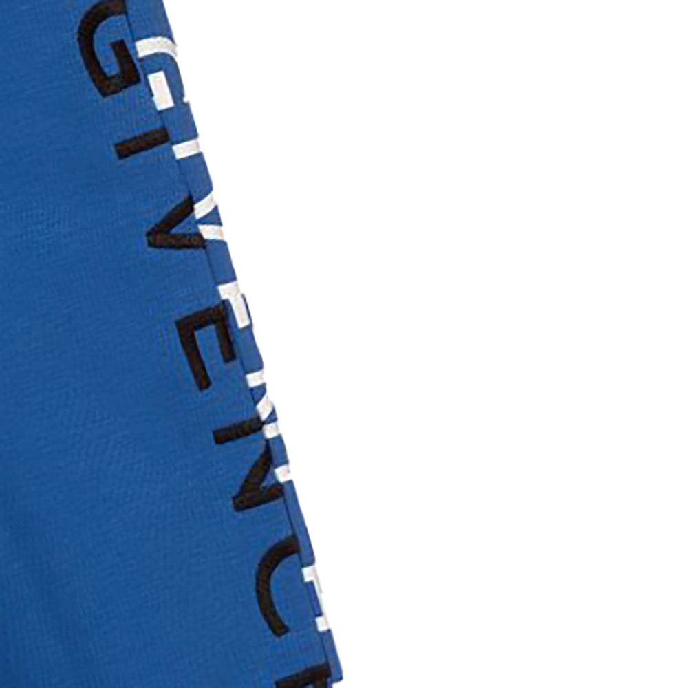 Givenchy Boys Logo Print Joggers Blue 12Y
