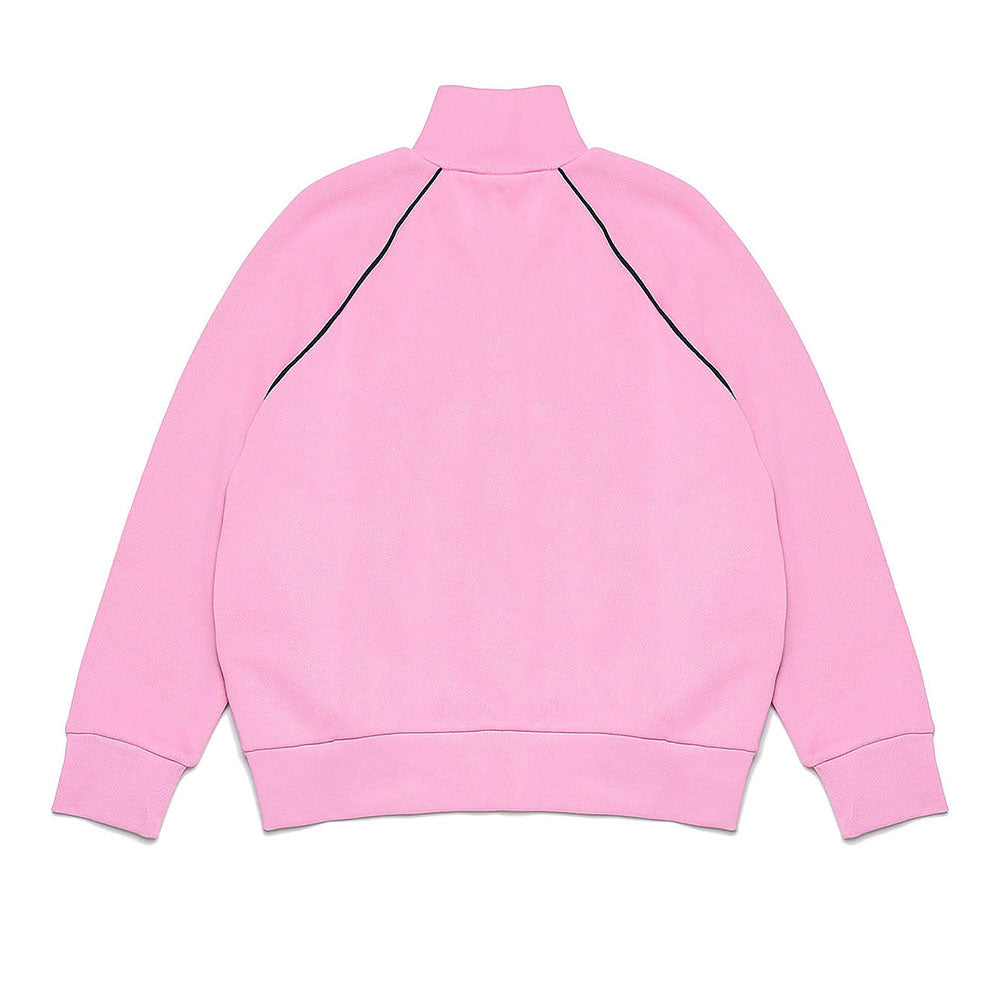 Marni Girls Zip Top With Vertical Brush Logo Pink 10Y