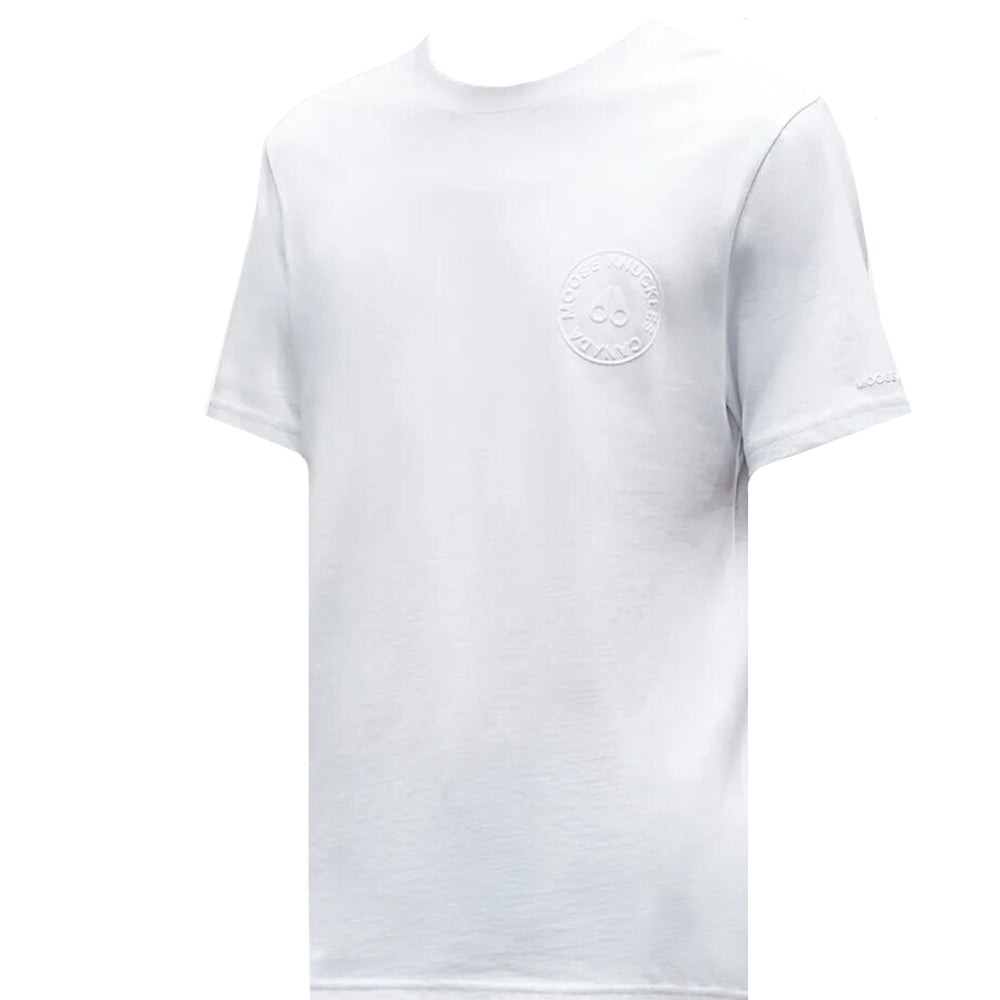 Moose Knuckles Mens Rockaway T-shirt White XXL