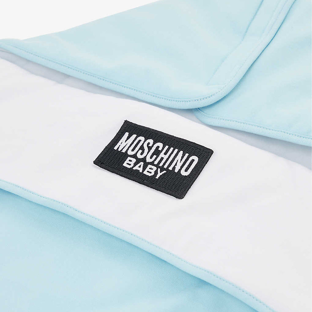 Moschino Baby Boys Sleeping Bag Blue Tgun SKY
