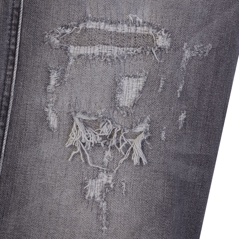 Replay Mens Broken And Repaired Ambass Jeans Grey W34 L30