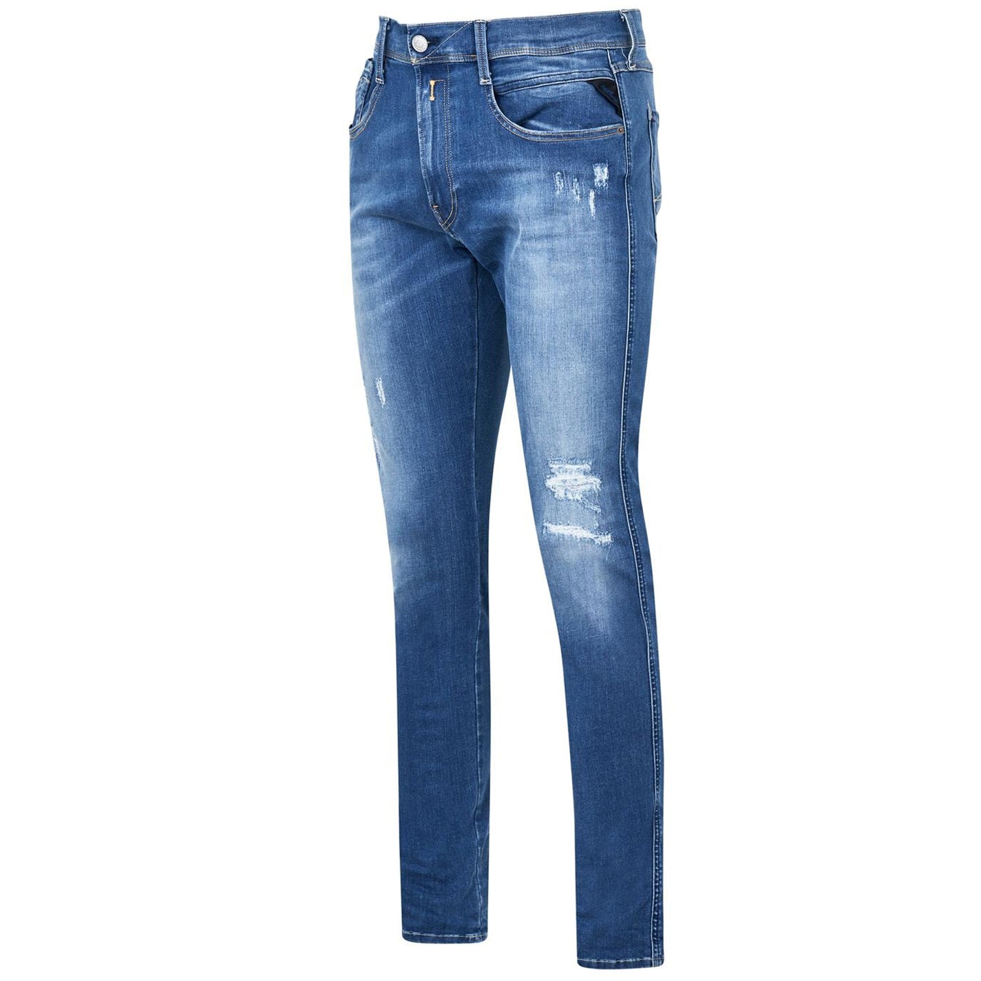 Replay Mens Hyperflex Jeans Blue W36 L30