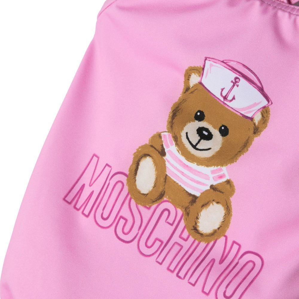 Moschino Baby Girls Swimsuit Pink 18/24 Bonbon