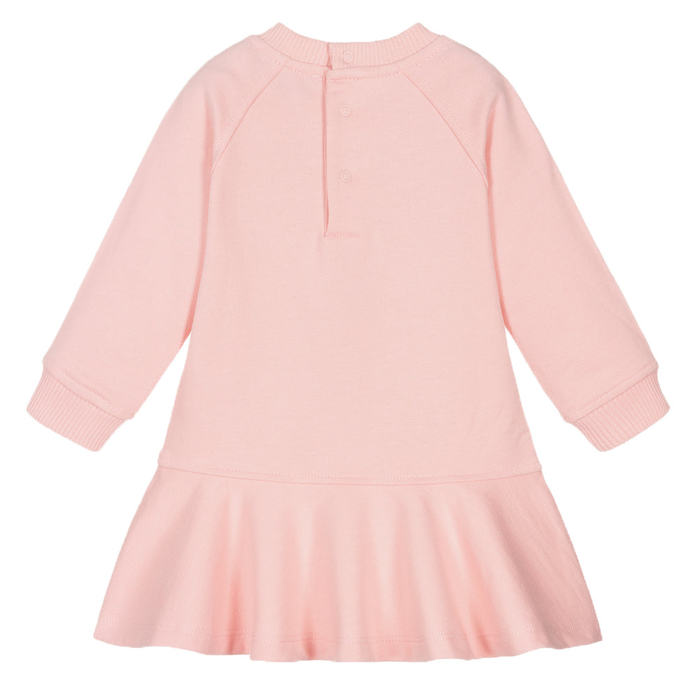 Moschino Baby Girls Teddy Bear Dress Pink 2Y