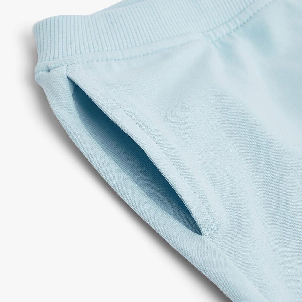 Moschino Baby Unisex Logo Print Shorts Blue 18/24 SKY