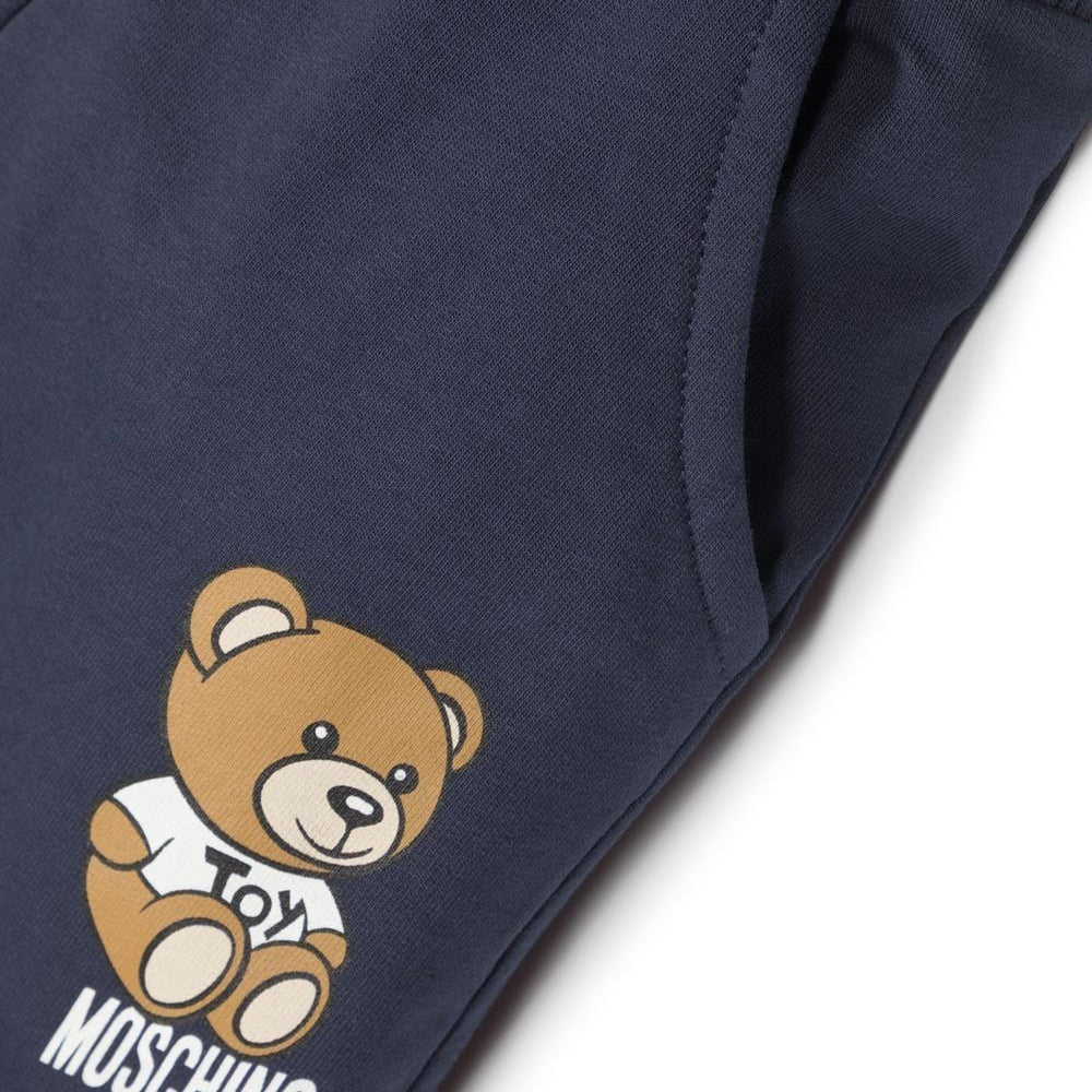 Moschino Baby Boys Teddy Bear Tracksuit Set Navy 18/24 Blue
