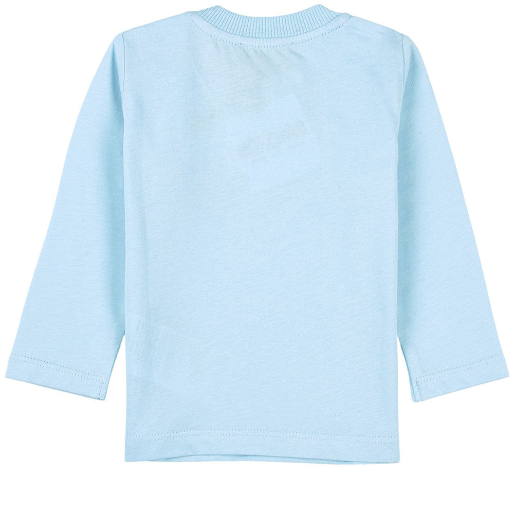 Moschino Baby Boys Long Sleeve T-shirt Blue 18M