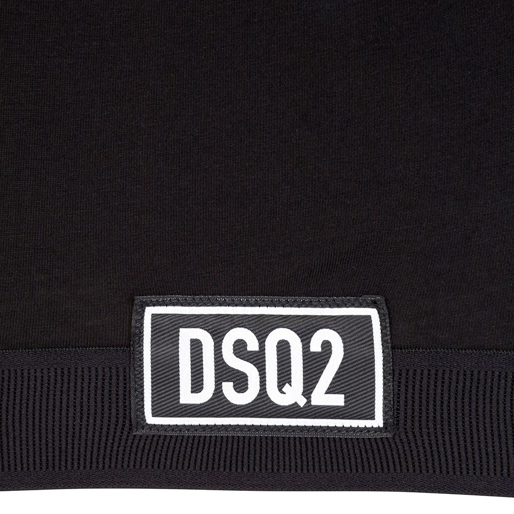 Dsquared2 Men's Sleeve Logo Patch T-shirt Black XXL