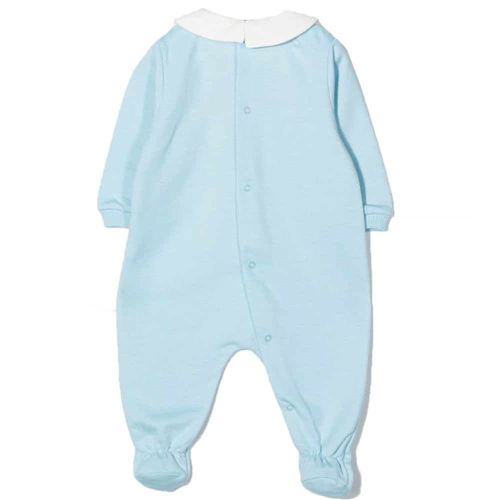 Moschino Baby Boys Bear Babygrow Blue 3M