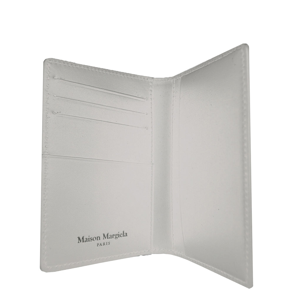 Maison Margiela Men's Grain Bi-fold Wallet White ONE Size