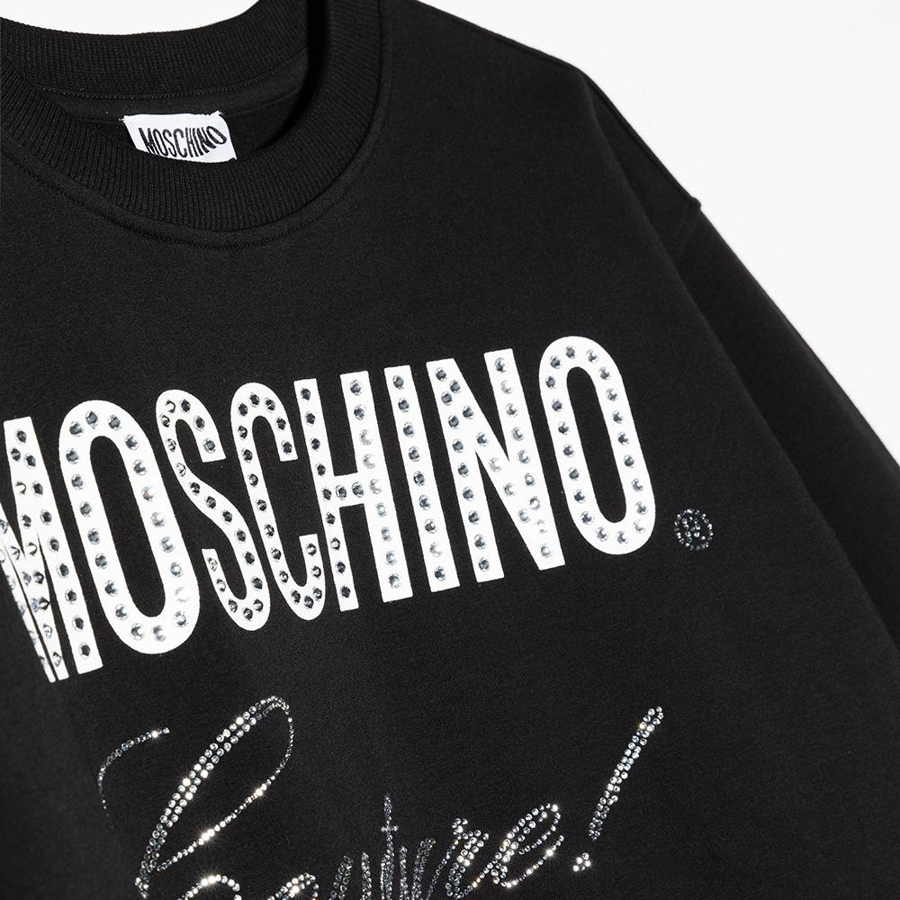 Moschino Girls Couture Logo Tracksuit Black 10Y