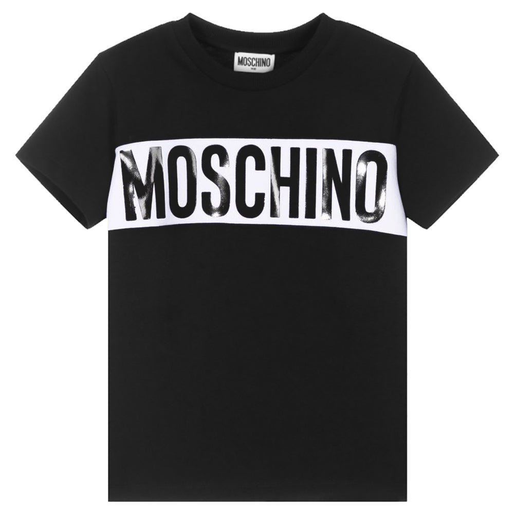 Moschino Boys T-shirt And Shorts Set Black 8Y