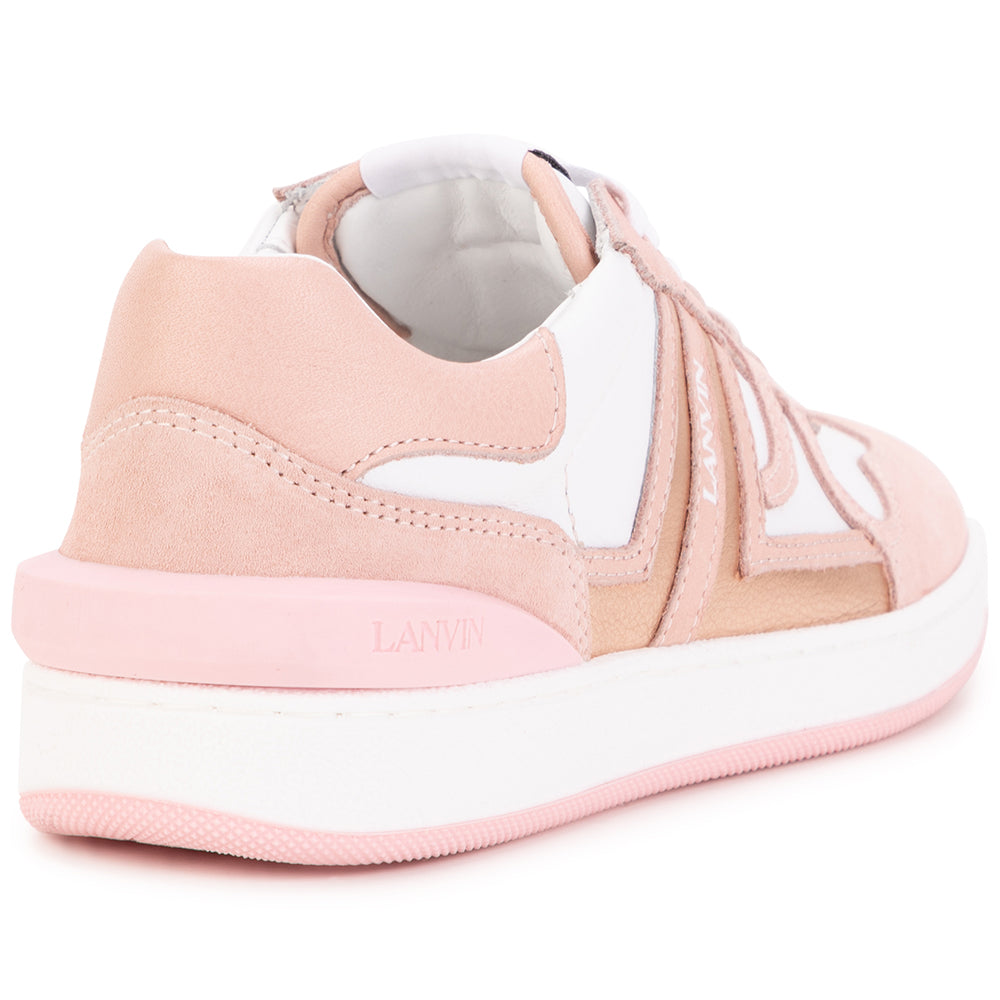 Lanvin Girls Basket Sneakers Pink Eu38