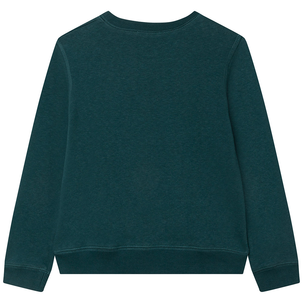 Lanvin Boys Logo Sweatshirt Green 4Y