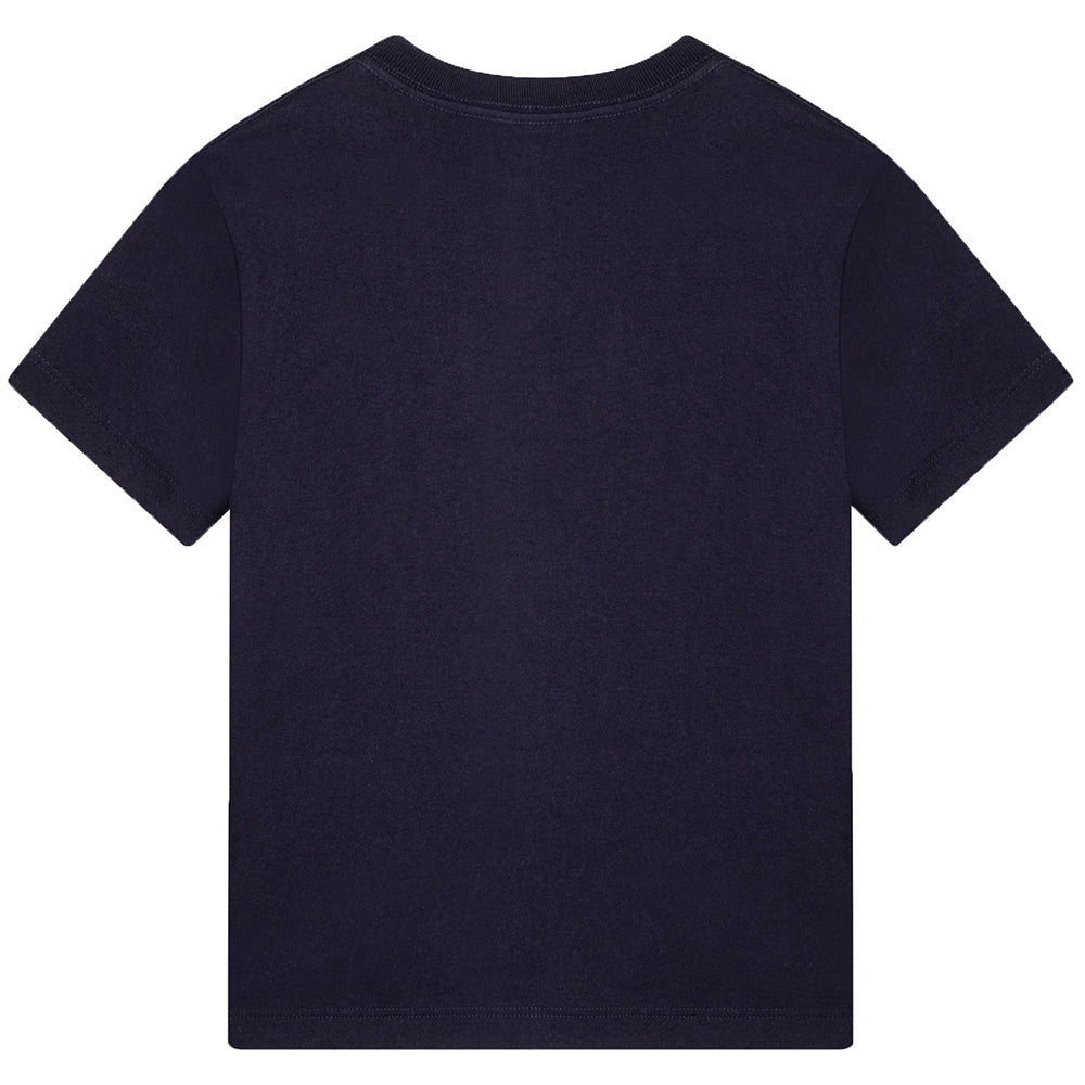 Lanvin Boys Logo T-shirt Navy 8Y