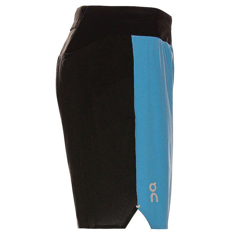 On Running Mens Lightweight Shorts Black/blue L Black