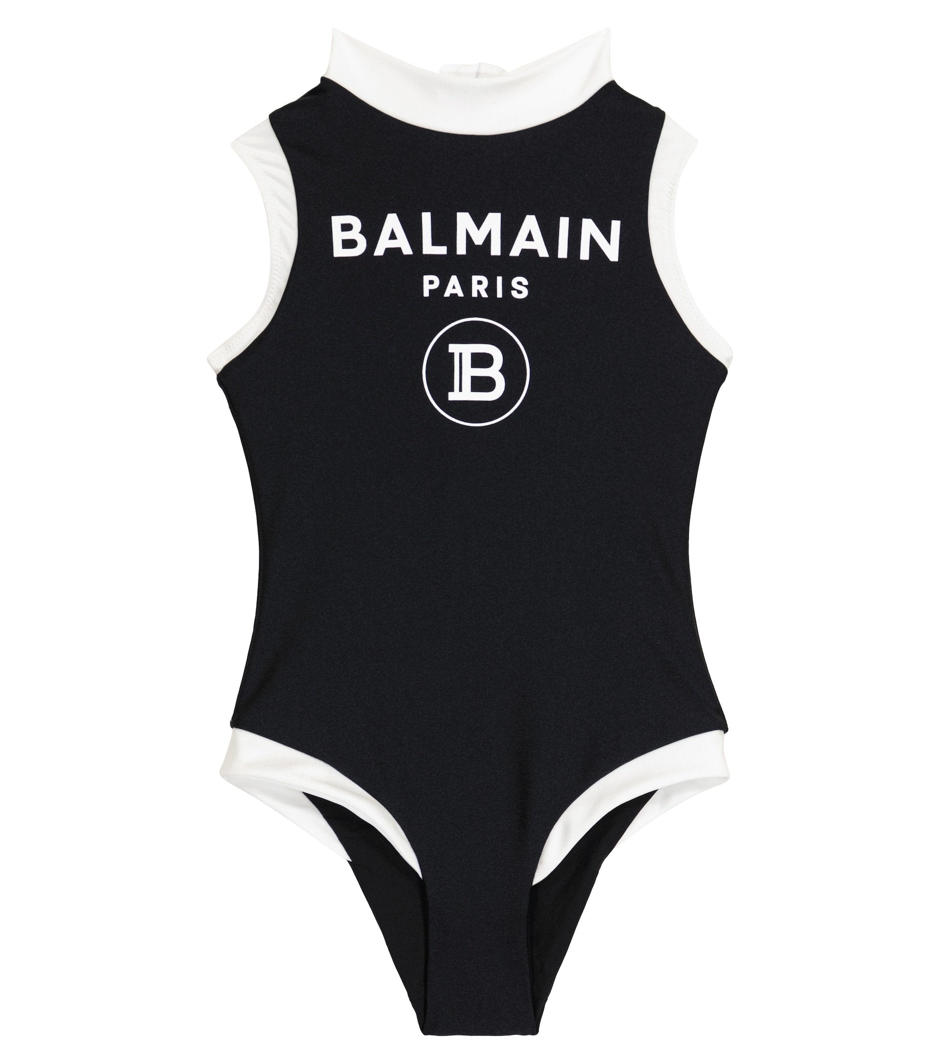 Balmain Girls Logo Swimsuit Black - 8Y BLACK