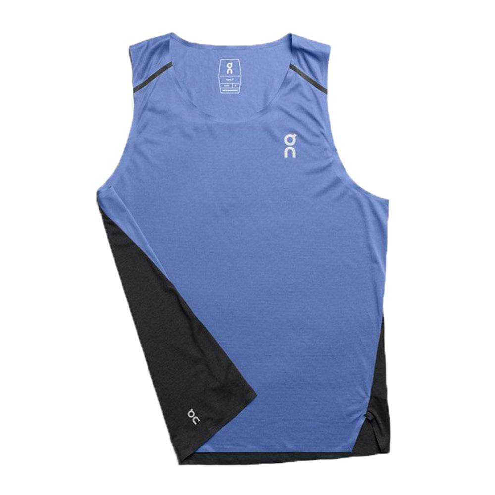 On Running Mens Tank-t Marina Blue XL