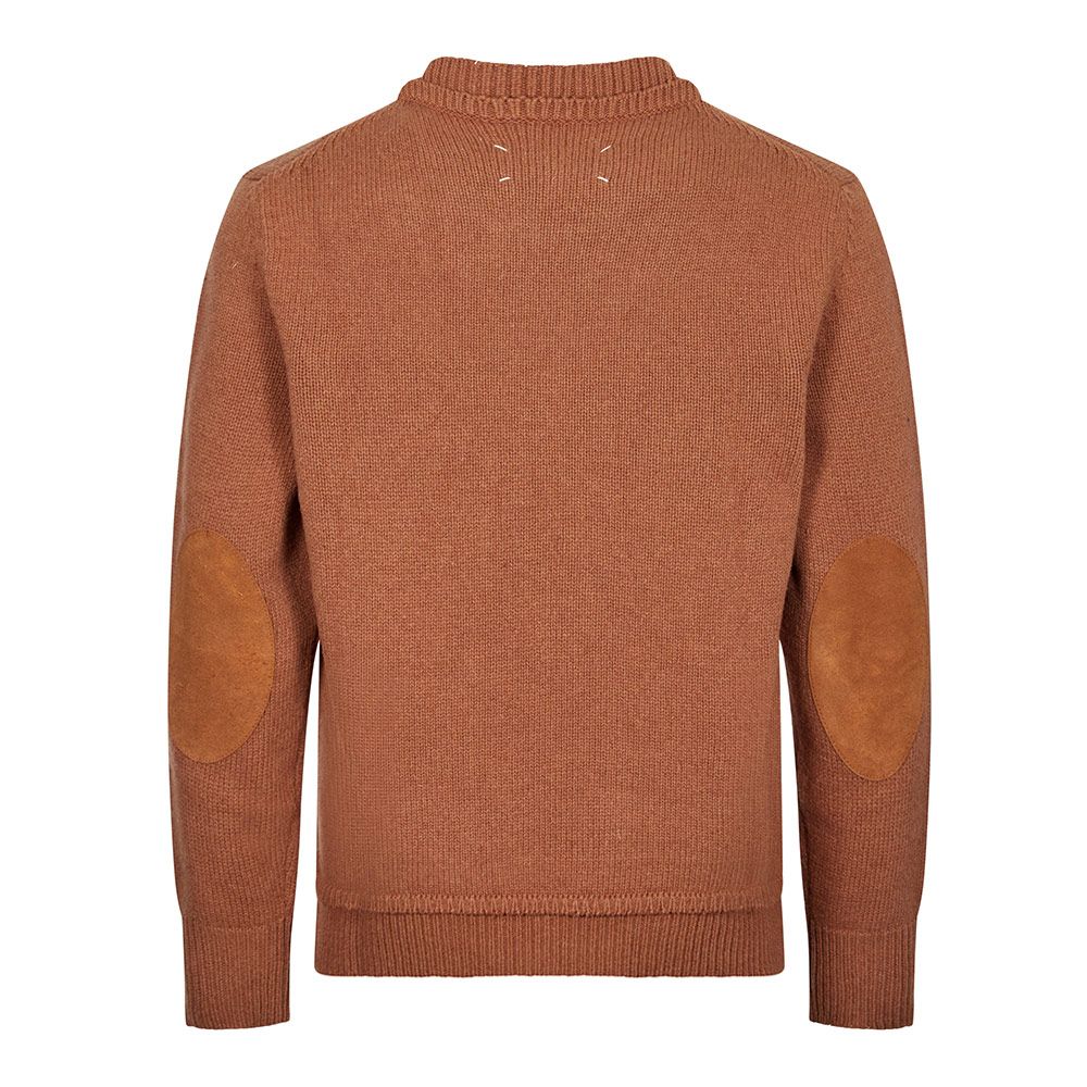 Maison Margiela Mens Wool Sweater Brown L