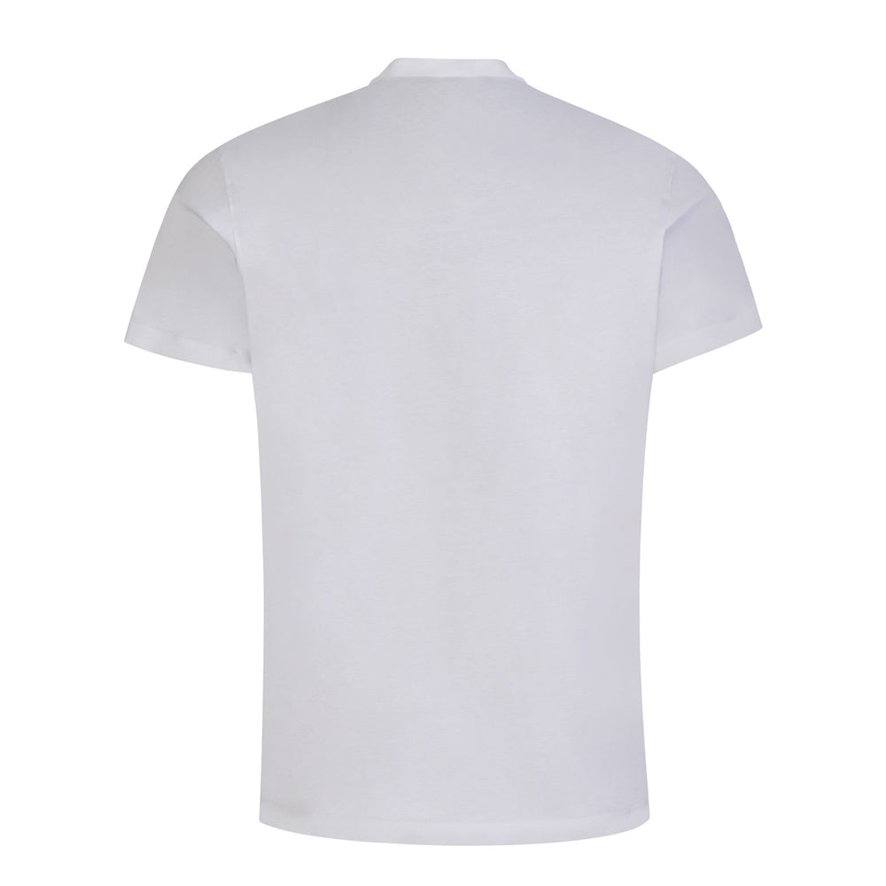 Dsquared2 Mens Wave Logo Cigar T-shirt White XXL