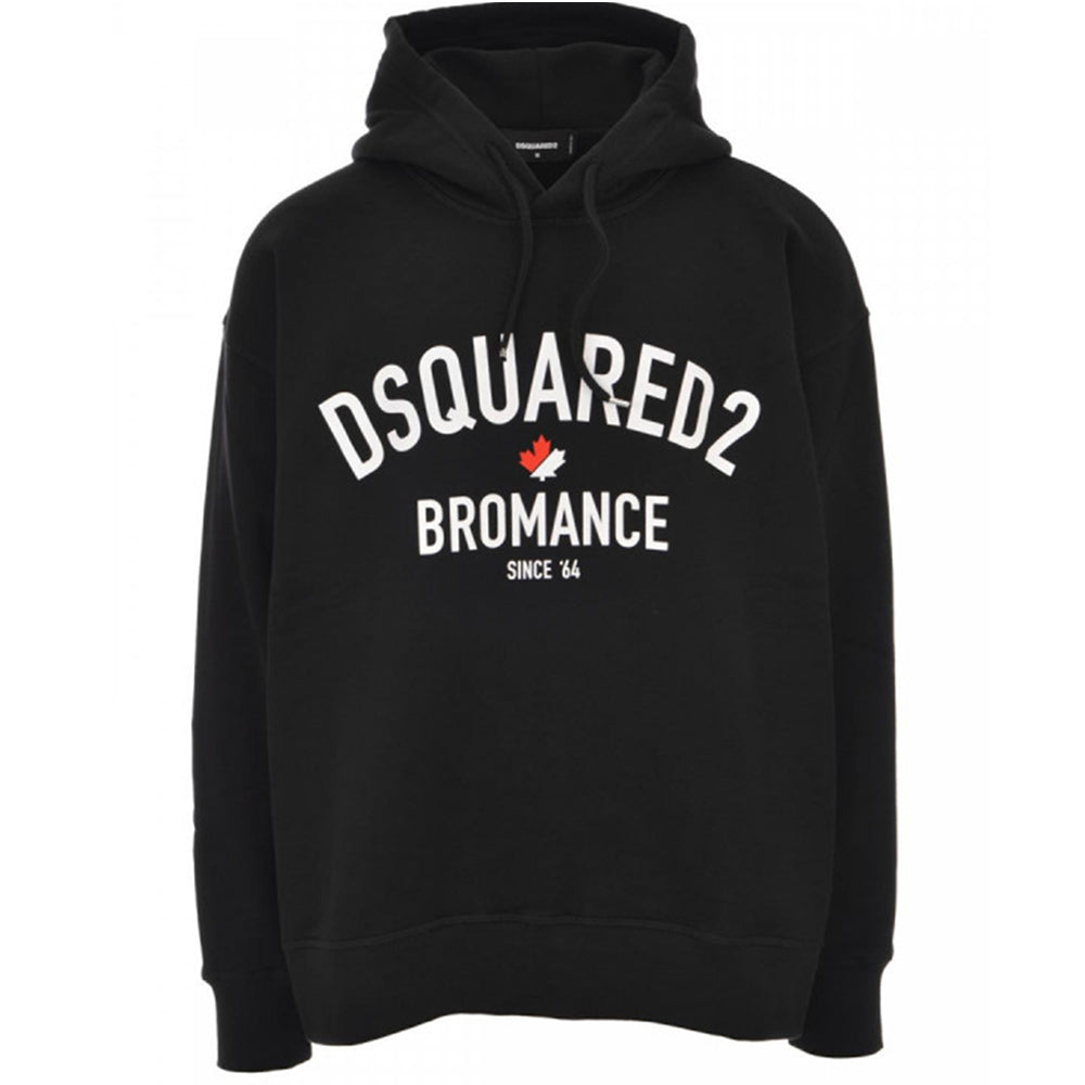Dsquared2 Mens Bromance Slouch Hoodie Black XL