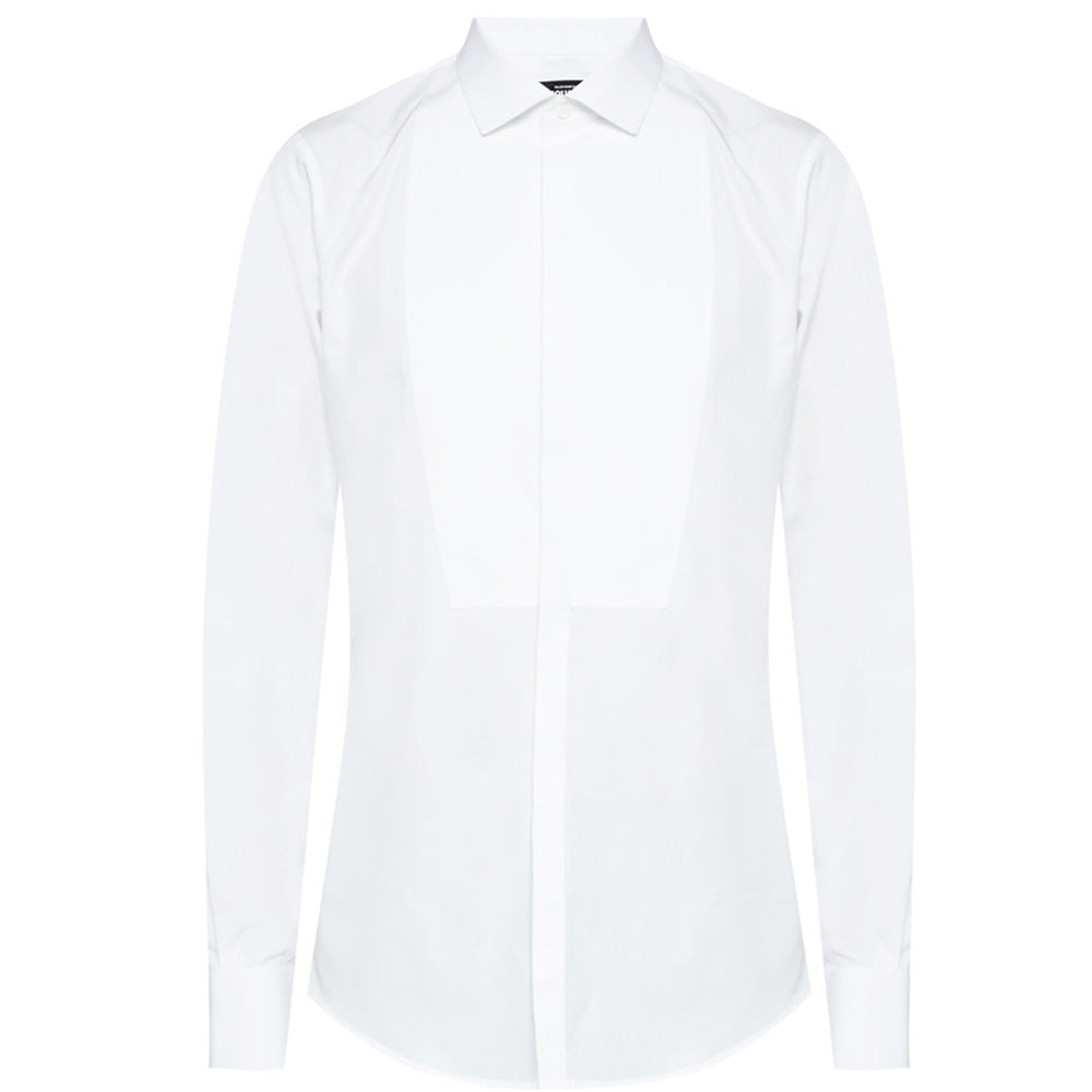 dsquared2 mens tuxedo shirt white xl