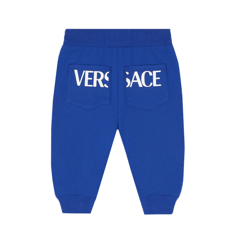 Versace - Baby Boys Blue Greca Joggers 12M