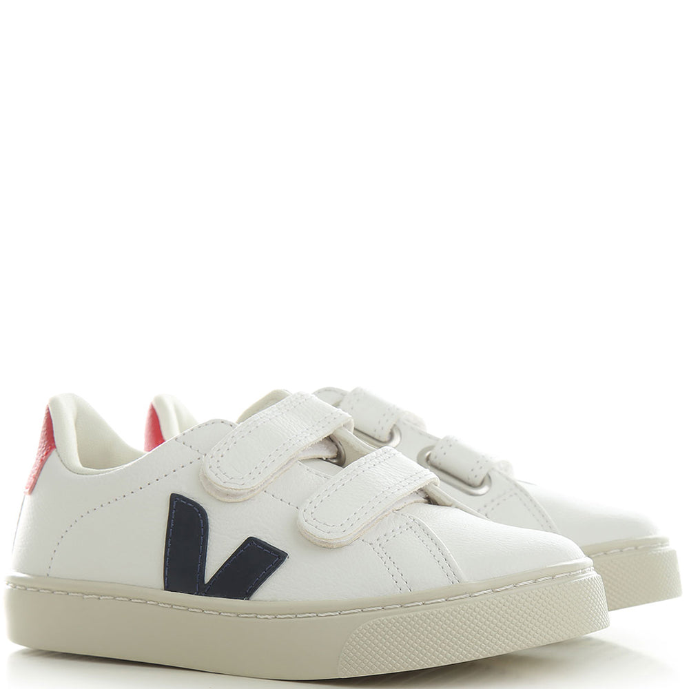 Veja Unisex Kids Explar Leather Sneakers White EU 30