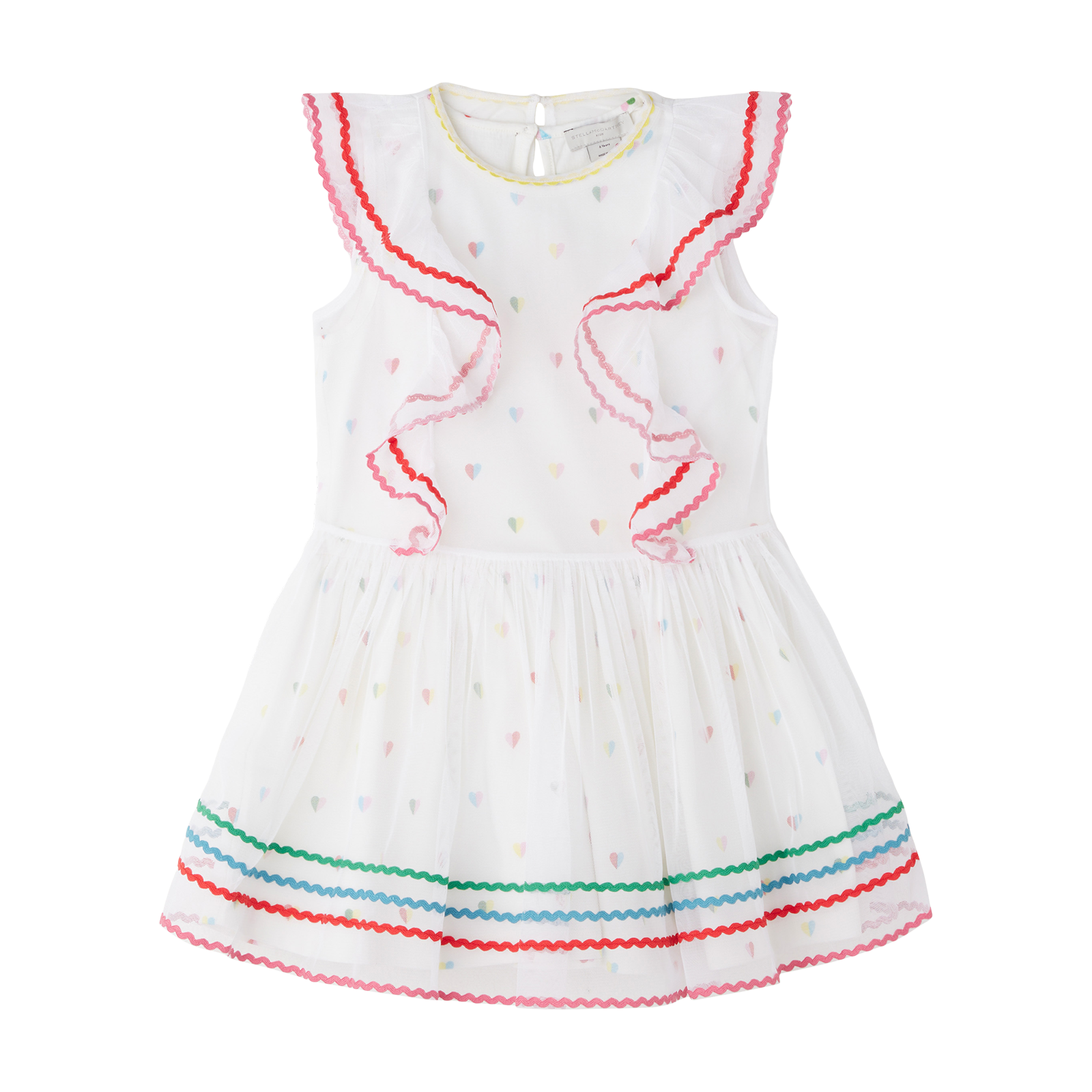 Jersey Dress 8 Ivory/colourful