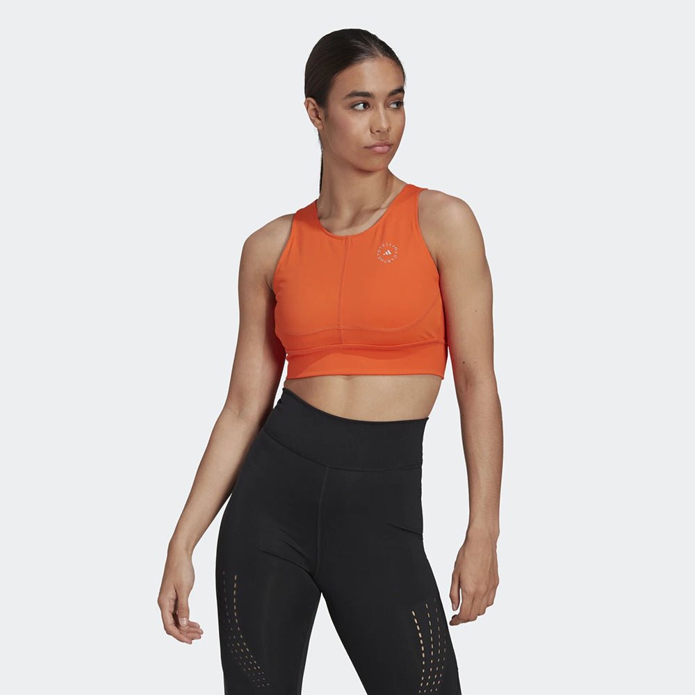 Adidas By Stella Mccartney Womens Truepurpose Training Crop Top Orange L