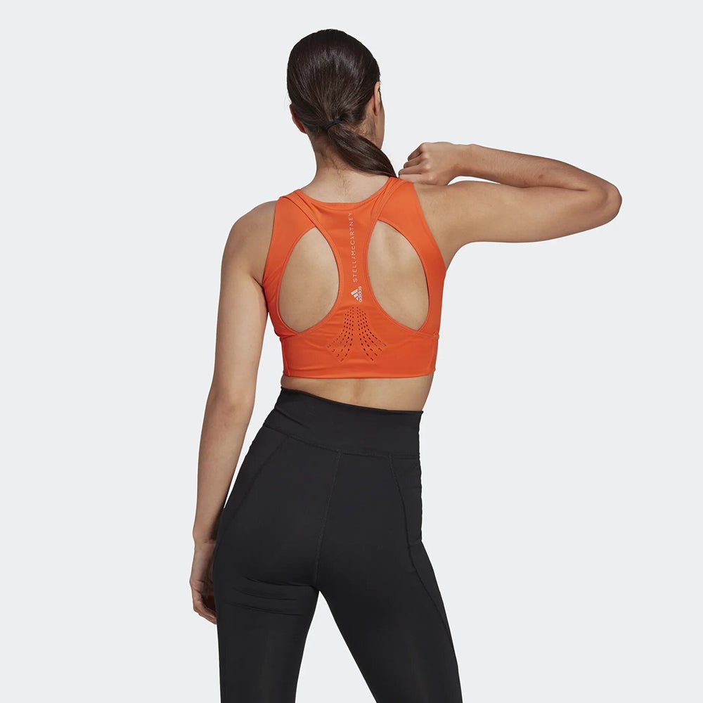 Adidas By Stella Mccartney Womens Truepurpose Training Crop Top Orange S