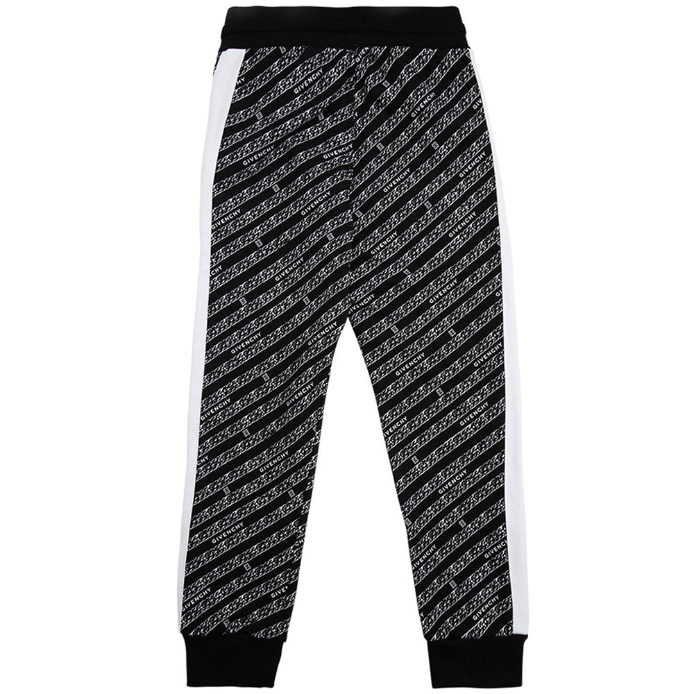 Givenchy Boys Chain Painted Joggers Black 12Y