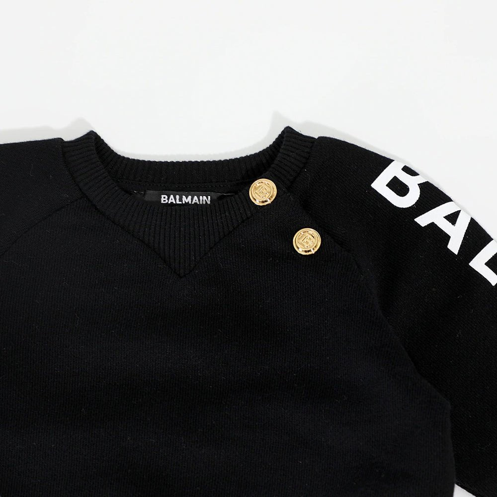 Balmain Baby Boy Sweater Black 24M