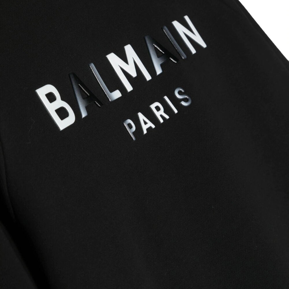 Balmain Boys Embosses Logo Sweater Black 14Y