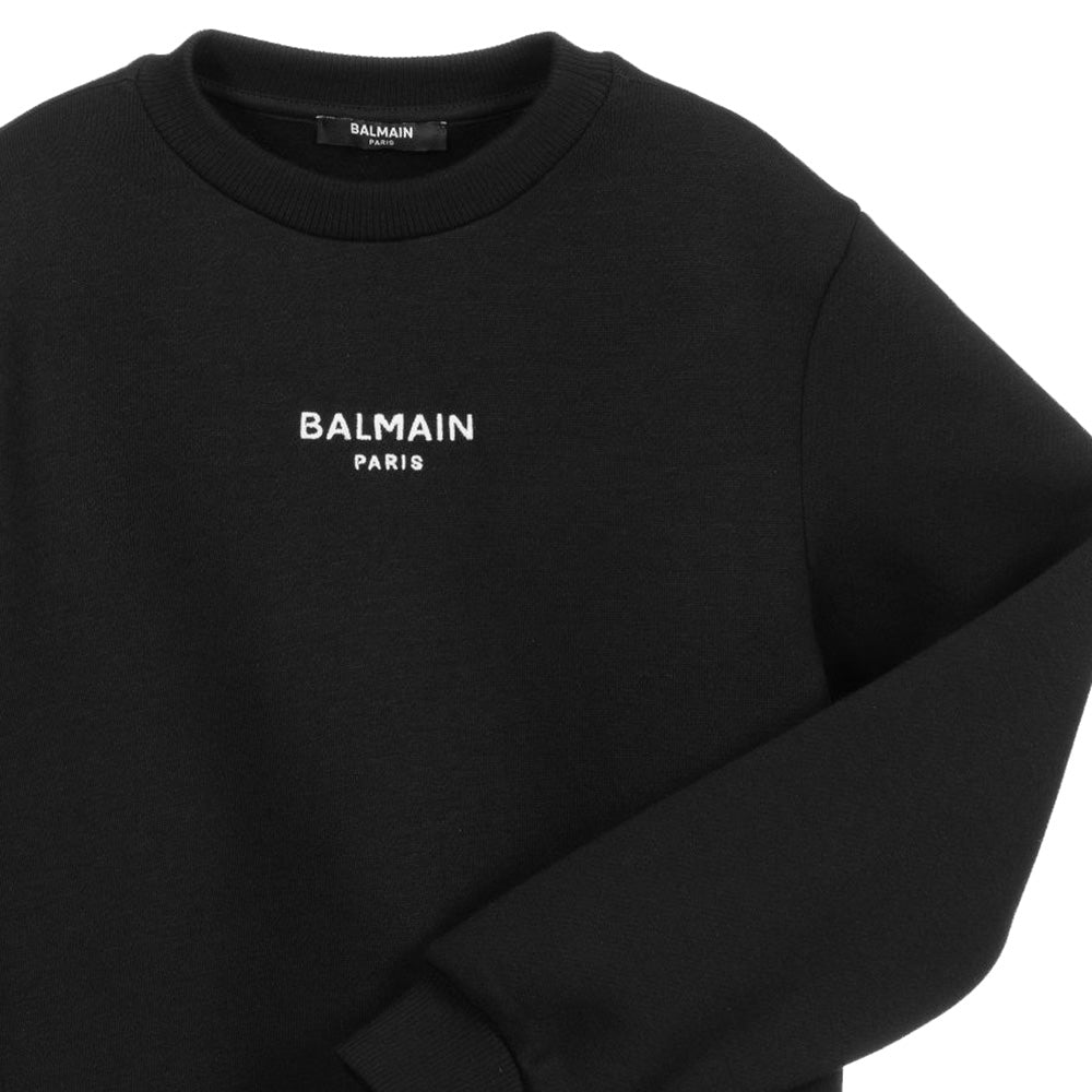 Balmain Boys Logo Sweatshirt Black 12Y