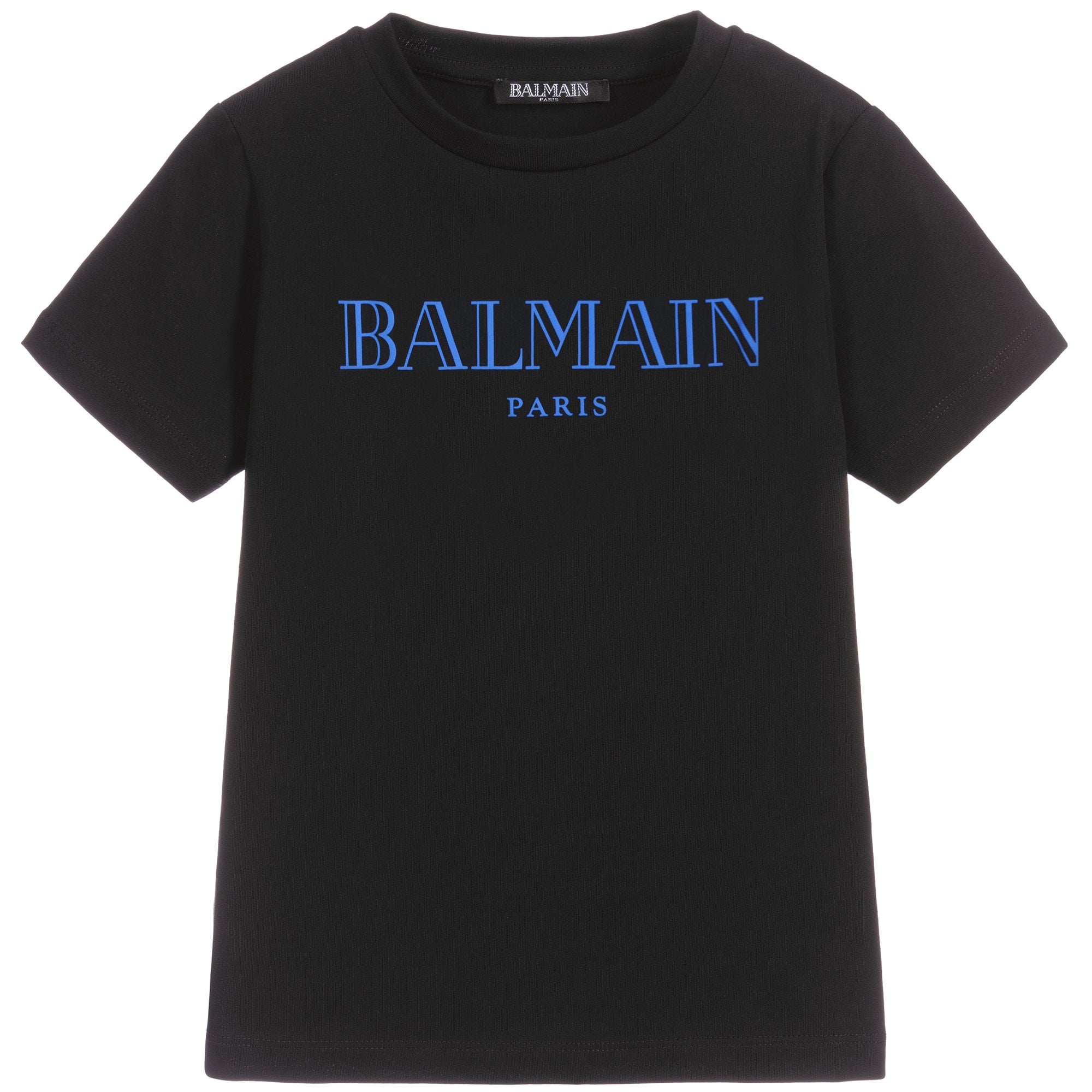 Balmain Boys Logo T-shirt Black 14Y