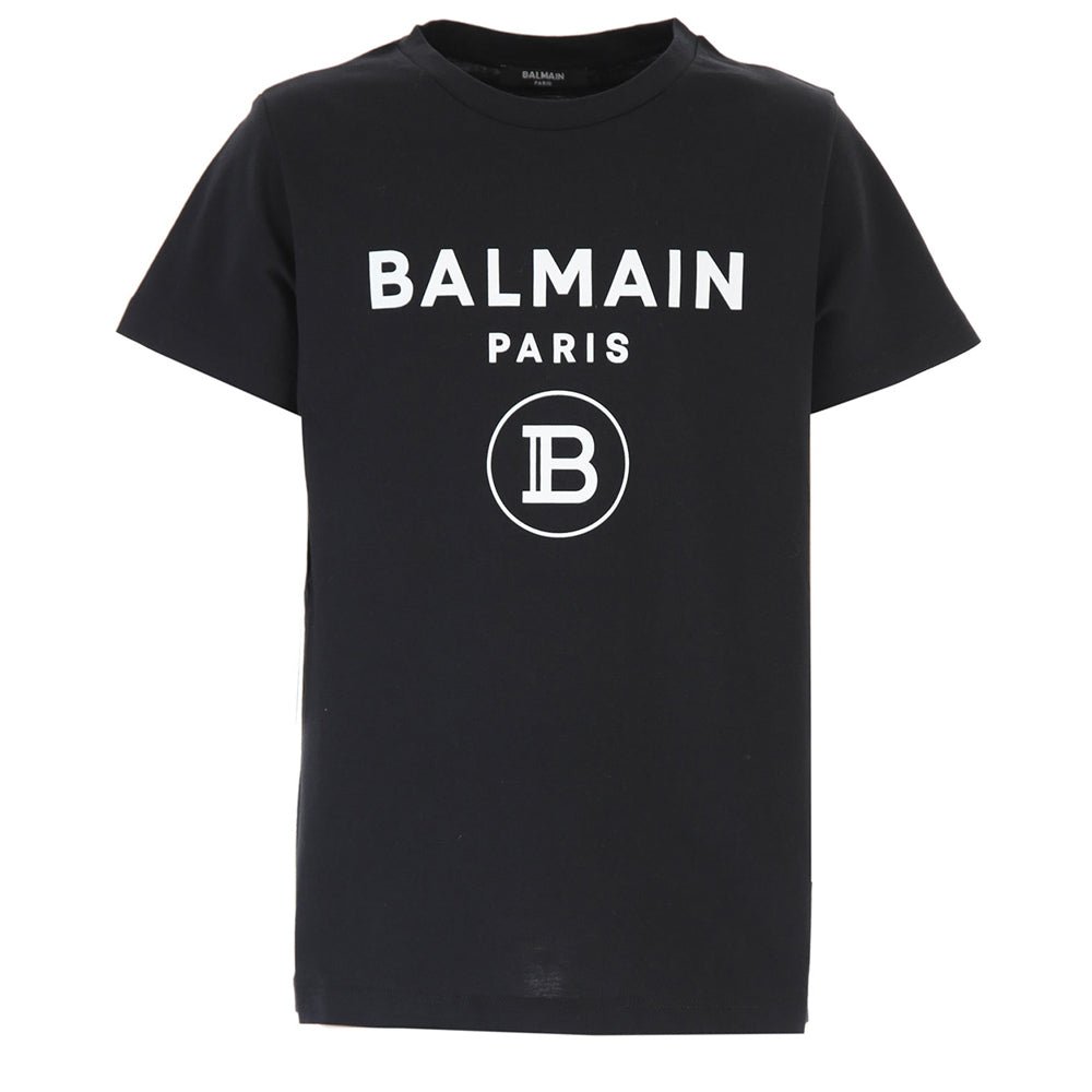 Balmain Classic Logo T-shirt Black 16Y