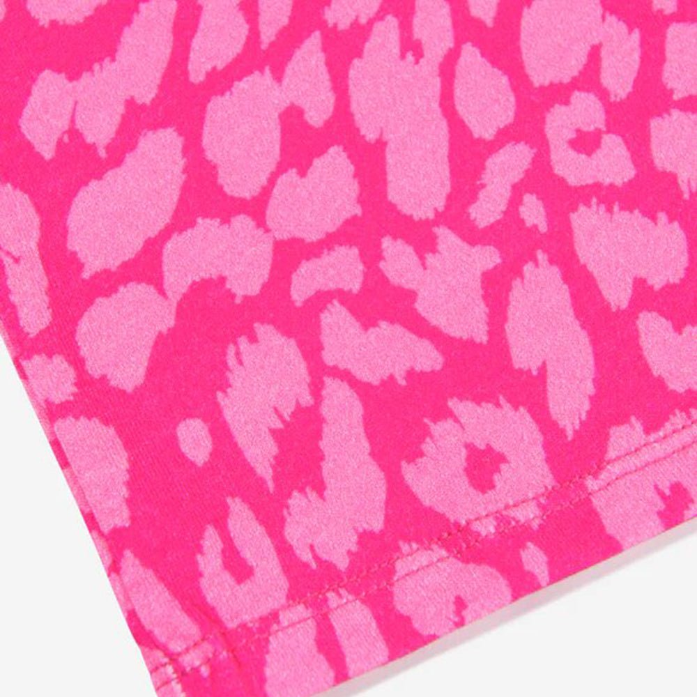 Balmain Girls Leopard Print T-shirt Pink 12Y