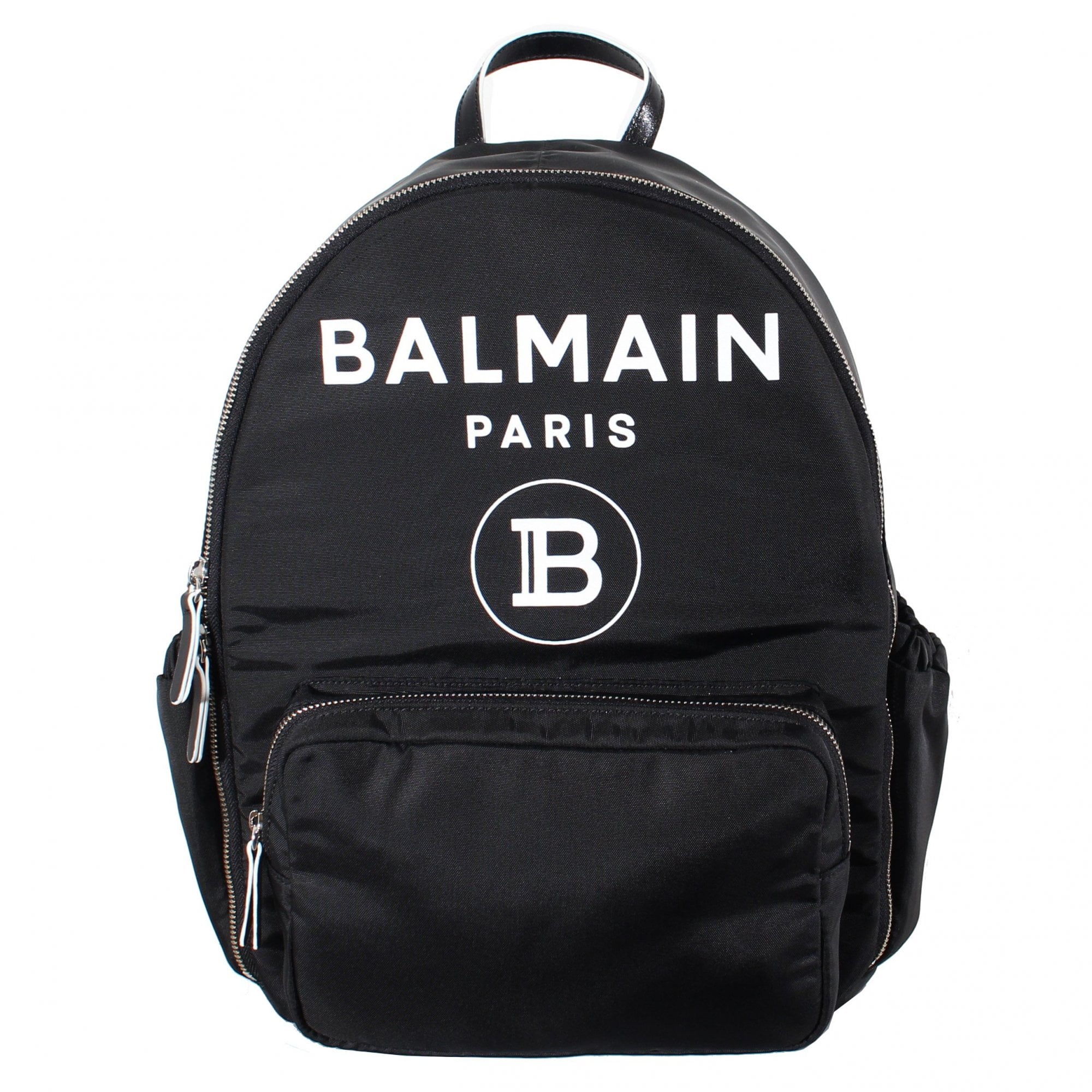 Balmain Kids Logo Backpack Black ONE Size