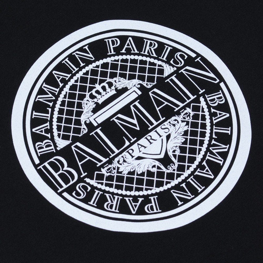 Balmain Paris Boys Medallion T-shirt Black 8Y