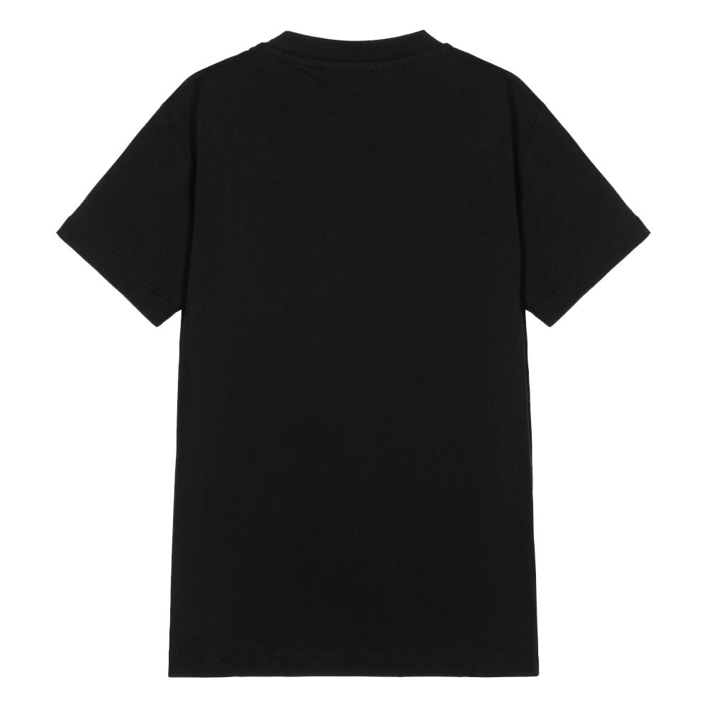 Balmain Unisex Golden Logo T-shirt Black 12Y