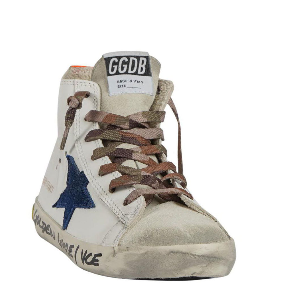 Golden Goose Kids Unisex Francy High-top Sneakers White Eu38