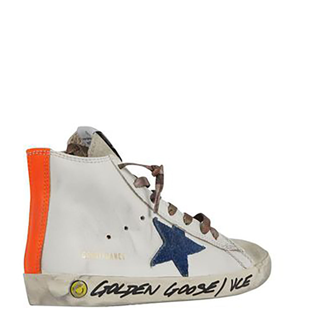 Golden Goose Kids Unisex Francy High-top Sneakers White Eu36