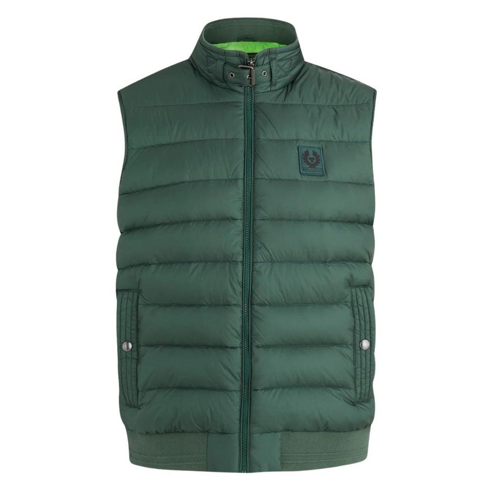 belstaff mens tonal circuit gilet green l