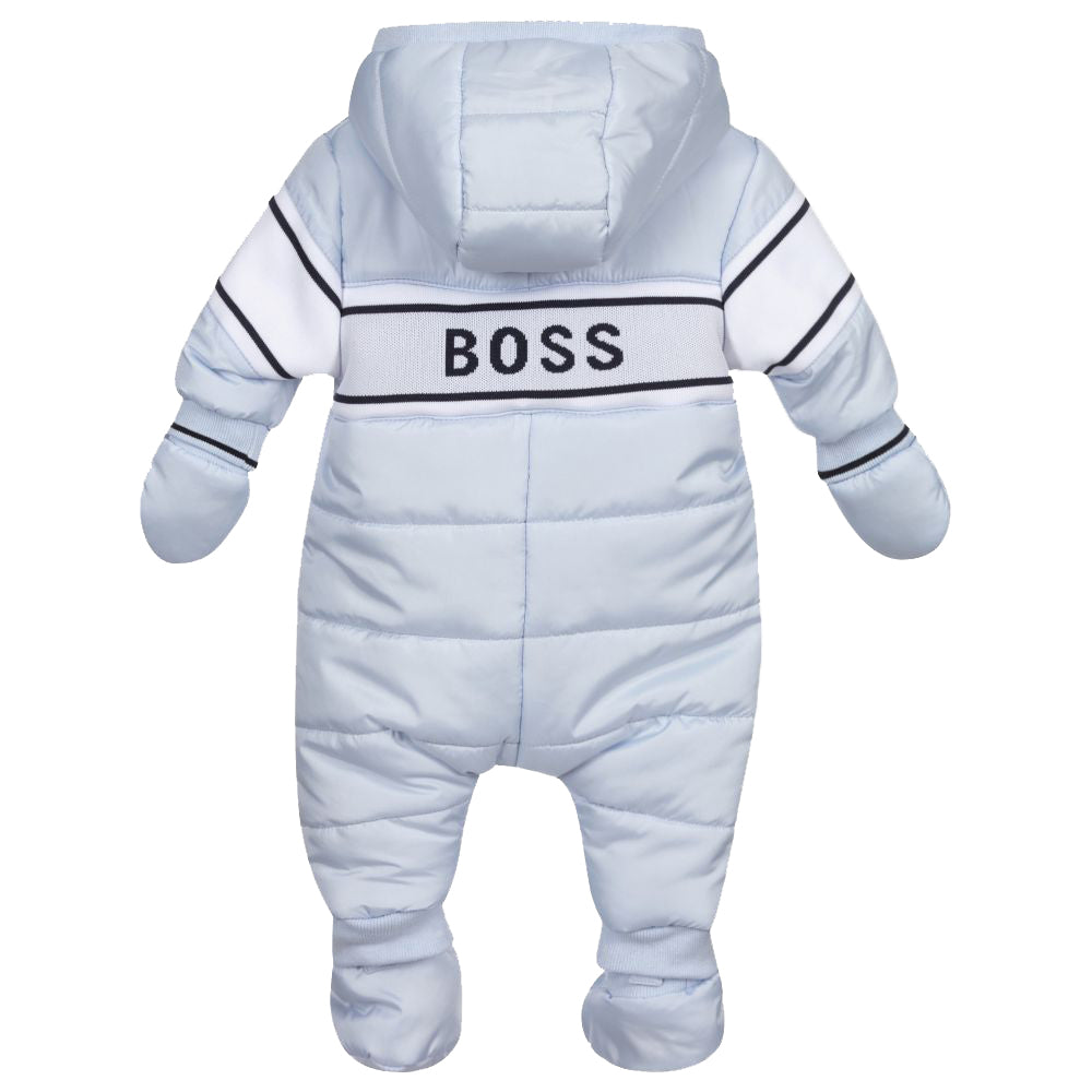 Hugo Boss Unisex Baby Snowsuit Blue 6 Months