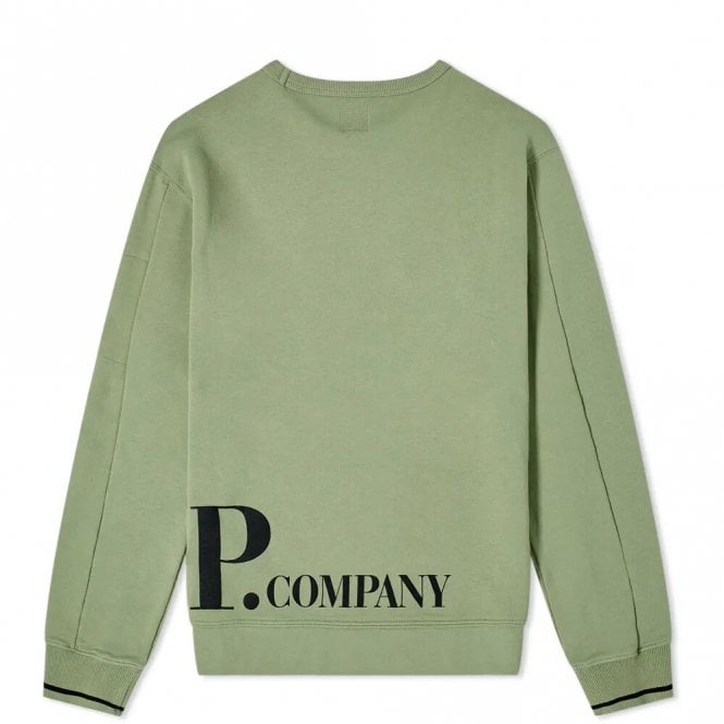 C.P Company Boys Goggle Sweater Green 8Y