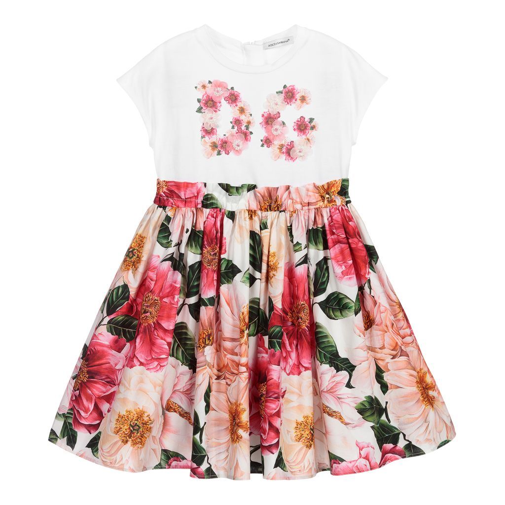 Dolce & Gabbana Girls Flower Dress - 8Y MULTI-COLOURED - 2023 ❤️  CooperativaShop ✓