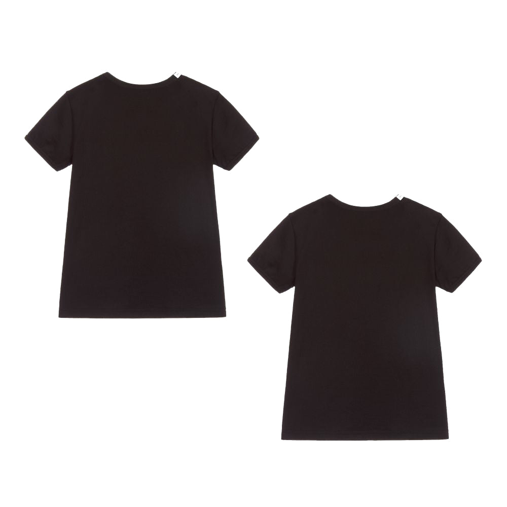 Dolce & Gabbana Boys Twin-pack Cotton T-shirt Black 10Y