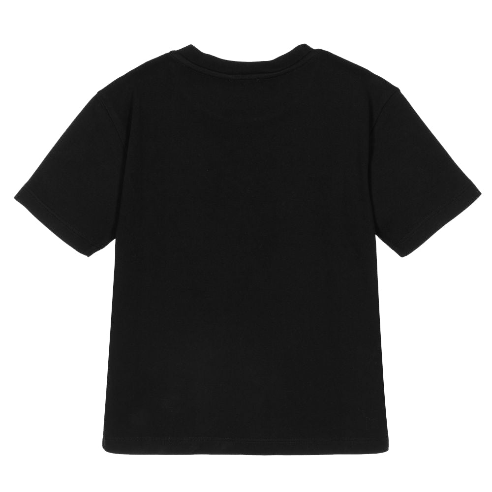 Dolce & Gabbana Boys Cotton Logo T-shirt Black 4Y