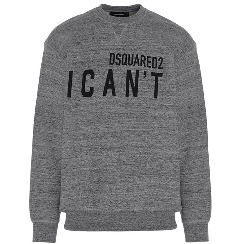 Dsquared2 Men's I Can't Sweatshirt Grey S